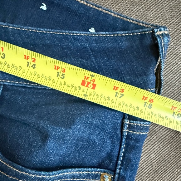 American Eagle Women’s Hi-Rise Artist Flare Dark Wash Blue Women's Jeans Size 16 - Picture 6 of 15